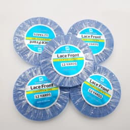 1 Roll 12Yards Double Sided Adhesives Blue Lace Front Support WalkerTape For Tape Hair/Skin Weft Hair/Lace Wigs/Toupee