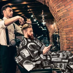 Professional Hair Cutting Apron Salon Barber Cape Hair Cutting Waterproof Cloth Hair Cutting Apron Barber Accessories