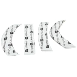 36 Pieces 4 Shape 7.6 cm * 2.2 cm White Ultra Hold Tape Lace Front Tape Arc Double Sided Tape for Toupee Wig Adhesive
