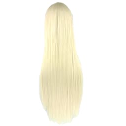 Synthetic Hair Long Cosplay Wig Straight Miki Hoshii Wig Anime Hair Pieces Blonde Costume Wigs