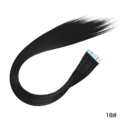Tape In Hair Extensions Synthetic Hair 10Pcs 20Inch Long Straight Skin Weft Straight Seamless Hair Invisible Tape In Hairpiece