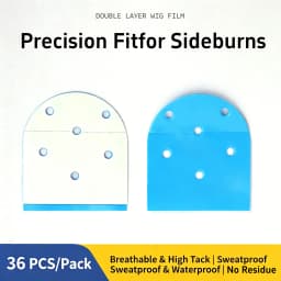 36PCS 72PCS Perforated Wig Tape Strips Waterproof Double-Sided Wig Tape for Lace Wig Blue Adhesive Tape for Wigs &Hair Extension