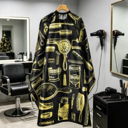 Professional Hair Cutting Apron Waterproof Salon Barber Cape Hairdressing Cloth Accessory for Stylists
