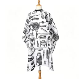 Professional Hair Cutting Apron Waterproof Salon Barber Cape Hairdressing Cloth Accessory for Stylists