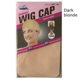 20 Pieces (10 Packs) Wig Cap Wig Nets Stretch Mesh Snood Hair Net Dark Beige Wig Caps