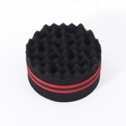 Double Sided Magic Twisted Brush Sponge, Dual-Use Perforated Sponge, Suitable for All Hair Types, Special for Real Hair Wigs