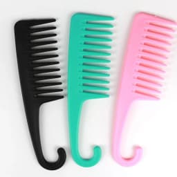 1pc Heat-Resistant Large Bending Comb Anti-Static Wide Bending Hook Split Seam Comb Hair Styling Tool Special for Real Hair Wigs