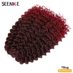 22inch Marshmallow Synthetic Afro Curl Crochet Hair Twist Braid Kinky Curly Braiding Hair Extensions Ombre Blonde For BlackWomen