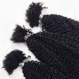 Afro Kinkys Bulk Human Hair for Twists Braiding Locs Dreadlock Extension Afro Kinky Curly Human Braiding Hair for Men Women Kids