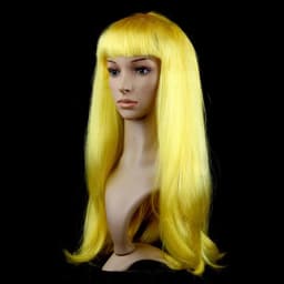 Soft Straight Hair Wig Women's Long Straight Hair Head Cover Makeup Ball Wig Men's And Women's Party Supplies