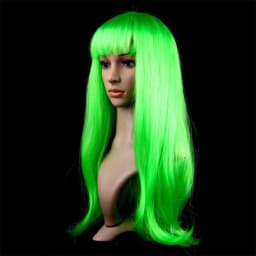 Soft Straight Hair Wig Women's Long Straight Hair Head Cover Makeup Ball Wig Men's And Women's Party Supplies