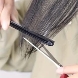 Hairdressing V-Comb Messy Hair Finishing Straightening Splint Comb - Hair Styling Tool Clip special for  hair wigs