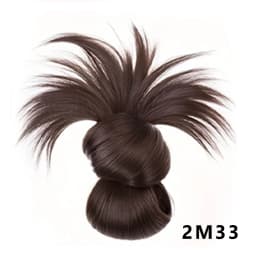 Low Synthetic Bun Ponytail Hair Natural Fluffy Claw Clip Chignon Hair For Women Lazy Bun Wig Bag Hair Accessories For Daily Use