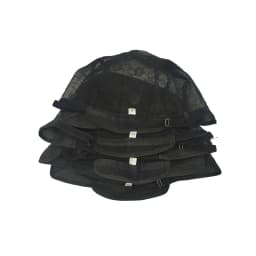 1PC Adjustable Wig Making Caps Weave Caps for Making Wigs Hairnets Cap for Making Wig 4 Size Black/Brown