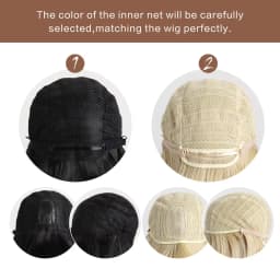 Orange Synthetic Wig for Halloween Cosplay Wig for Role-Playing Parties Daily Events Wig with High-Temperature Threads Wig Set
