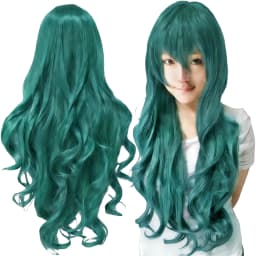 Synthetic Hair Mint Green Cosplay Wig Nelliel Tu Odelschwanck Lolita Hair Curly Anime Wigs Tatsumaki Halloween Costume Wig