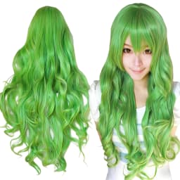Synthetic Hair Mint Green Cosplay Wig Nelliel Tu Odelschwanck Lolita Hair Curly Anime Wigs Tatsumaki Halloween Costume Wig