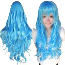 Synthetic Hair Mint Green Cosplay Wig Nelliel Tu Odelschwanck Lolita Hair Curly Anime Wigs Tatsumaki Halloween Costume Wig
