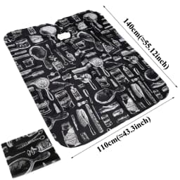 Professional Hair Cutting Apron Salon Barber Cape Hair Cutting Waterproof Cloth Hair Cutting Apron Barber Accessories C0027A