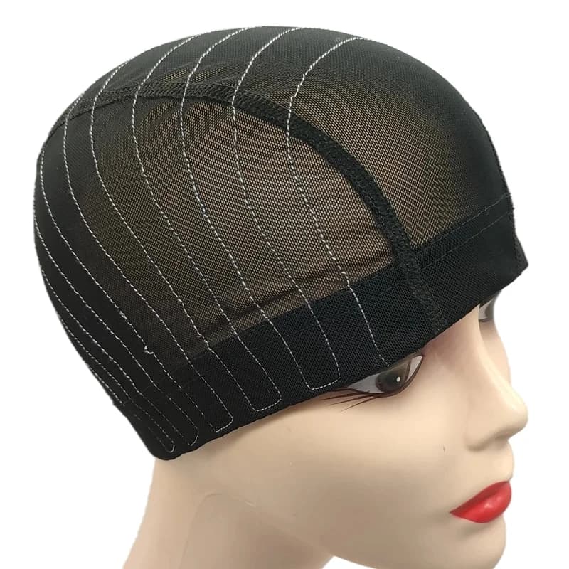 1PC Mesh Wig Caps For Sewing Machine Training 4x4 Lace Closure Wig Caps Spandex Dome Guideline Wig Caps for Making Wigs