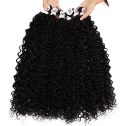 24-28inch Short And Elastic Synthetic Curly Hair Bundles Water Wave Hair Extension For Women Suitable For Daily Holiday Wear
