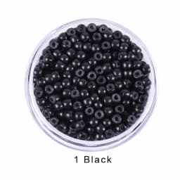 1000 PCS 3mm Nano Silicone Lined Micro Ring Hair Extension Beads for Nano Tip Human Hair Extensions