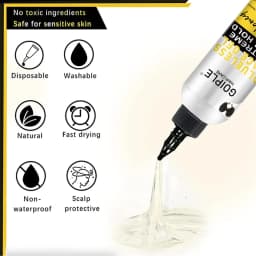 GOIPLE Glueless Liquid Gel Fast Drying Wig Bonding Adhesive Temporary Hold for Wigs Forehead & Hairs Systems Invisible Lace Glue