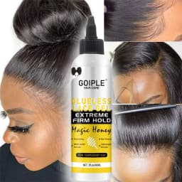 GOIPLE Glueless Liquid Gel Fast Drying Wig Bonding Adhesive Temporary Hold for Wigs Forehead & Hairs Systems Invisible Lace Glue