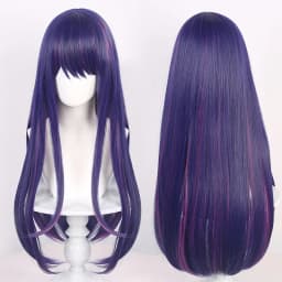 Anime Oshi No Ko Hoshino Ai Purple Wig Cosplay Headwear Girl Lolita Ponytail Heat Resistant Synthetic Wigs Accessories Hair
