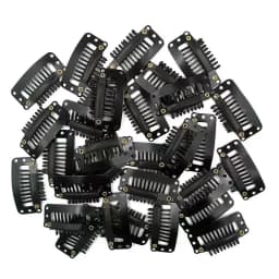 10-100Pieces Hair Clips 32mm Hair Extensions Snap Clip for Women Metal Wig Comb Clips for Hair Extensions