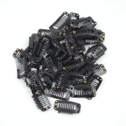 10-100Pieces Hair Clips 32mm Hair Extensions Snap Clip for Women Metal Wig Comb Clips for Hair Extensions