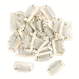 10-100Pieces Hair Clips 32mm Hair Extensions Snap Clip for Women Metal Wig Comb Clips for Hair Extensions