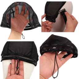 Half Wig Cap Drawstring Caps For Making Wigs 1 Sewing Wig Base Cap And 1 Removable Wig Elastic Band 1 Hd Hair Net For Wig Making