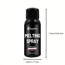 128ml/4.3fl.oz Natural Hold Lace Melting Spray - Strong Glueless Bonding Spray for Wigs | Quick-Drying Hair Adhesive