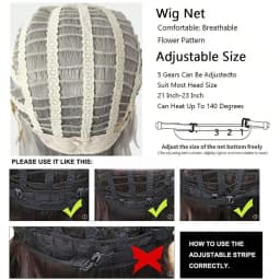 Medium Long Blue Wolf Tail Wigs Middle Part Synthetic Fluffy Anime Game Cosplay Fluffy Wig for Daily Party