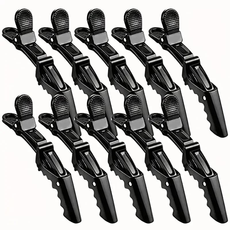 12Pcs Hair Clips for Styling Sectioning,Wide Teeth Design Professional Salon Alligator Hair Clips for positioning, perming