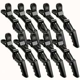 12Pcs Hair Clips for Styling Sectioning,Wide Teeth Design Professional Salon Alligator Hair Clips for positioning, perming