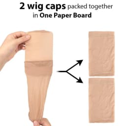 24Pieces (12 Packs) Wig Cap Fashion Stretchable Hair Nets 2Pcs/Pack Stocking Hair Cap Free Size Nylon Mesh Wig Net
