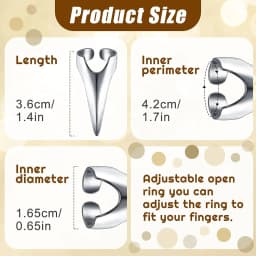 20 Pcs Adjustable Hair Parting and Selecting Tool - high qulity Stainless Steel Stitch Braiding Tools