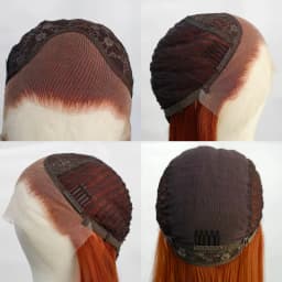 Auburn Brown Lace Front Wig Copper Red Synthetic Lace Front Wig Pre Plucked Wear and Go Glueless Wigs for Women