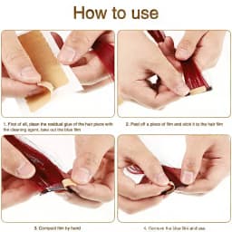 Hair System Tape Invisible Wig Glue Adhesive Materials Double Sided Tape For Lace Front Toupee 3/5/10Sheets Hair Extension Tape