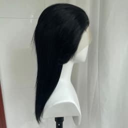 Mullet Rocker Cosplay Wigs for Men Shoulder Length Synthetic Hair 13X4 Lace Front Wigs Black Women Glueless Natural Hairline