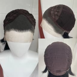 Mullet Rocker Cosplay Wigs for Men Shoulder Length Synthetic Hair 13X4 Lace Front Wigs Black Women Glueless Natural Hairline