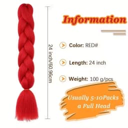 24Inch Synthetic Long Box Jumbo Braiding Hair Extensions Yaki Straight Texture for Women Dreadlocks