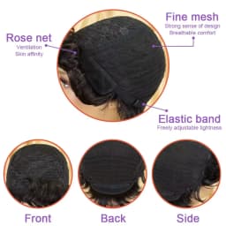 Straight Pixie Cut Bob Wig Human Hair for Women Machine Made Short Wigs with Pre-Styled Bangs Natural Looking Daily Wear