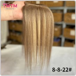 7x11cm 10x12cm Human Hair Topper Black Brown Blonde Skin Scalp Clip in Topper Hair Pieces Straight Human Hair Toppers For Women