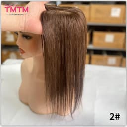 7x11cm 10x12cm Human Hair Topper Black Brown Blonde Skin Scalp Clip in Topper Hair Pieces Straight Human Hair Toppers For Women