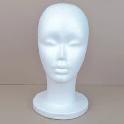 Female Mannequin Head Polystyrene Foam Hat Glasses Display Hat Wig Display Stand Rack Mannequin Manikin Head Model