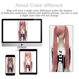 Snoya Synthetic 80cm Versatile Long Straight Claw Clip Ponytail Extensions for Ancient Costume Design Red Purple Pink Blue Black