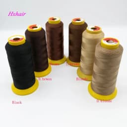 1pcs Thread for Weaving for Hair Extension High Intensity Polyamide Nylon Weaving Thread Hair Extension Thread